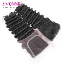 Brazilian Virgin Remy Human Hair Top Closure